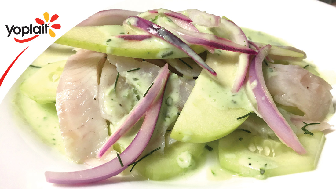 Ceviche de Pescado y Manzana