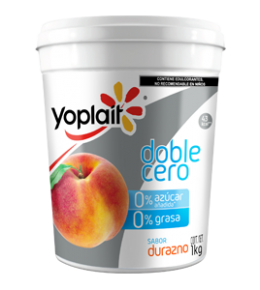 YOGHURT DOBLE CERO BATIDO DURAZNO