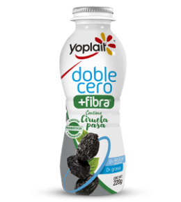 YOGHURT DOBLE CERO FIBRA BEBIBLE CIRUELA